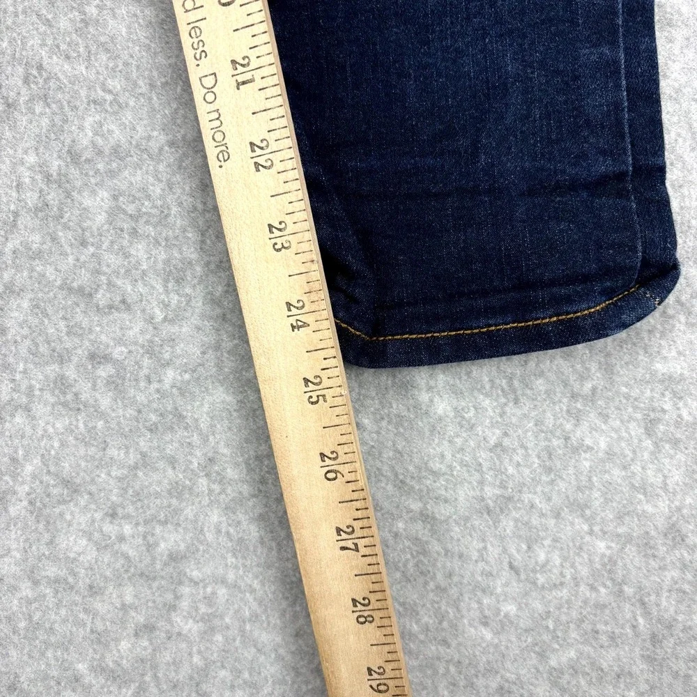 GAP Jeans Girls 10 Blue Denim Dark Wash Single Stretch Classic 5 Pocket Slim Fit